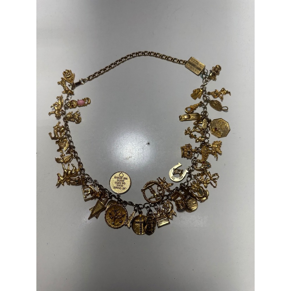 Gold Charmed Necklace